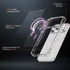 Capa de telefone transparente transfronteiriça para iPhone 18 Pro Max, com adsorção magnética 2.0 e material composto espesso, adequada para capas de telefone Apple Air