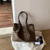 Moda Casual Elegante Versátil Nova Estampa de Leopardo Estilosa Grande Capacidade Luxo Leve Ombro Único Popular Bolsa Tote 2026 Bolsa Feminina Para o Trabalho