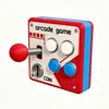 Painel de interruptores decorativo retrô tipo 86 para diversão em fliperama, interruptor de joystick modificado, painel de interruptores decorativo criativo