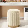 Taburete para tocador, Taburete redondo Ins, Silla de maquillaje con almacenamiento moderna minimalista para dormitorio, Taburete de maquillaje