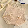 Ropa Interior Femenina de Cintura Alta al por Mayor Control de Abdomen Levanta Glúteos Transpirable Ajustada al Cuerpo Amigable con la Piel Alta Elasticidad No Constrictora Bragas Femeninas
