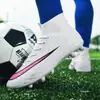 Dropshipping transfronterizo de zapatillas de fútbol para hombre y mujer, de caña alta, con tacos y púas largas, para niños, estudiantes y adultos, para competición y entrenamiento en césped artificial