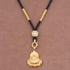 Cordão com Pingente de Fivela Sem Laço Corda de Pingente Dourada Corda de Correspondência de Buda Dourado Cordão de Colar da Marca Buda Ajustável para Homens e Mulheres