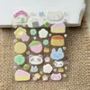 Pegatina Jelly Panda Baja Saturación Chica Fresa Corazón Pastel Ins Funda para Teléfono Móvil iPad Manual Decoración Pegatina