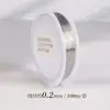 Cordão de Celular Fio de Aço 0,2mm Acessórios para Miçangas Fio para Montagem Artesanal DIY Colares de Pérolas e Fechos Pulseira Pacote de Material para Miçangas