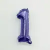 Globos de Película de Aluminio Morados de 16 pulgadas Alfanuméricos 0-9 A-Z Arreglos de Cumpleaños Decoraciones Globos de Papel de Aluminio Venta al por Mayor