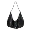 Bolso de Silla Retro Melanoid Gran Capacidad para Mujer 2026 Nuevo de Moda Retro Bolso de Axila Bolso Cruzado