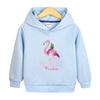 Suéter con capucha para niñas, nueva ropa de otoño 2022 para niños, top de algodón para niñas, abrigo de moda de primavera y otoño para niñas