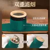 Caja de Moxibustión Sólida de Madera de Bajo Humo al por Mayor, Caja de Moxibustión Colgante Mejorada de Tres Agujas con Temperatura Ajustable, Recipiente de Moxibustión, Dispositivo de Moxibustión Portátil