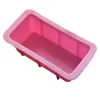Suministro Directo de Fábrica Molde de Silicona para Pastel Tamaño Pequeño Rectangular Caja para Pan Tostado Qi Feng Pastel Pan Molde DIY
