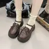 Sapatos Mary Jane Pequenos de Couro para Mulheres 2025 Primavera e Verão Novos Retro Estilo Britânico Confortáveis e Versáteis Doces e Descolados Estilo Japonês Sapatilhas