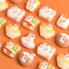 Mini Bolo Rosca de Chocolate Comida em Miniatura Brinquedo Resina Acessório da Moda Brinquedo de Pelúcia Acessório para Roupa de Boneca