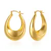 Aretes Huecos Brillantes Material de Cobre Aretes Ovalados Lujo Ligero Color Oro Plata Accesorios para Orejas de Mujer Estilo de Moda Casual