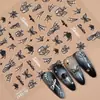 Redanco5D Repujado Popular Dibujos Animados Pegatinas para Uñas Serie de Halloween Calcomanías Estéreo para Uñas Dr1250