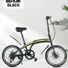 Vsv aleación de aluminio gama alta freno de disco luz plegable velocidad variable 20 pulgadas 7 velocidades hombre y mujer adulto estudiante bicicleta deportiva individual