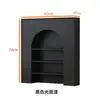 Gabinete Decorativo de Lareira Estilo Francês, Gabinete de Exibição Branco e Preto Estilo Americano para Sala de Transmissão ao Vivo, Gabinete de Entrada Estilo Nórdico para Pousadas