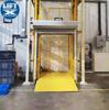Elevador de carga tipo trilho guia elevador de oficina armazém plataforma de elevação hidráulica oficina 2 toneladas 5 toneladas elevador de carga