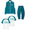 Sudadera Deportiva Infantil Otoño Cuello Alto Cremallera () Conjunto de Tres Piezas Azul Verde Oscuro X-O Nuevo Digital