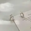 Pendientes de Clip Súper Brillantes de Zirconia Huevo de Paloma para Bobina de Mosquito para Mujeres Sin Perforaciones, Pendientes Indoloros, Pequeños, Ligeros, de Lujo y Exquisitos Accesorios para Orejas