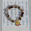 Pulsera Floral de Fresia y Limón Popular en Xiaohongshu, Súper Hada, Pulsera Floral Verde Brillante, Pulsera de Amistad para Estudiantes