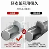 Percha Fuerte para Dormitorio de Estudiantes, Percha para Ropa de Adultos Sin Marcas mm Extra Gruesa Engrosada Carga Resistente Núcleo de Acero Grueso Tendedero