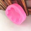 Molde de Silicona DIY Forma de Nube Sonriente Doblez a Mano Molde para Dulces Pasteles Doblez Dulces Chocolate Herramienta de Decoración para Hornear