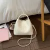 Bolso para Mujer 2026 Nuevo Modelo de Moda de Gama Alta Versátil Bolso de Hombro Muy Elegante Bolso Cruzado Tipo Cubo