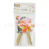 Flor de Hoja Niños Adultos Fiesta de Cumpleaños Horneado Decoración de Pastel Letrero Tarjeta Inserto de Fruta Paquete de 15