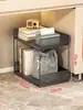 Suporte de arquivos sob a mesa, estação de trabalho, suporte para armazenamento de bolsa de computador, carrinho pequeno móvel sob a mesa do escritório