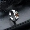 Anillo Transfronterizo Ojo de Horus para Hombres, Hecho de Cobre, Diseño Vintage, Anillo Pequeño y Sencillo para Mujeres, Joyería Personalizada al por Mayor