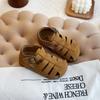 Sandálias Infantis Estilo Coreano Verão Novo Sandálias Bircan Femininas de Dedo Sandálias Romanas Masculinas Sapatos de Bebê Sapatos Infantis Modernos