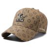 Letras Bordadas Ly Gorra de Béisbol con Estampado Integral Sombrero de Visera para Mujer Moda Estilo Pareja Protección Solar Versátil Casual