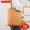 Bolsa de Papel Dupont Lavável, Personalizada com Logotipo Impresso, Bolsa Satchel Dupont Resistente a Rasgos, Bolsa Transversal de Lona com Padrão Personalizado