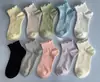 Calcetines de algodón para mujer con borde de volantes, finos y transpirables para primavera y verano, calcetines de media pantorrilla que absorben el sudor, adecuados para combinar con zapatos pequeños de cuero, calcetines de algodón nuevos