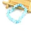 Cristal Natural Grava Colorida Irregular DIY Hecho a Mano Elástico Pulsera de Cuentas Cadena Simple para Mujer