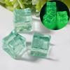 Cubos de Gelo Simulados, Luminosos, Altamente Transparentes, Céu Estrelado, Glitter Fino, Gelo Triturado, Gelo Quadrado, Decoração de Bar, Adereços de Fotografia, Paisagismo de Aquário de Janela