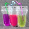 Bolsa Desechable para Bebidas Bolsa Autosellable Bolsa Creativa para Bebidas de Celebridad de Internet Bolsa para Jugo Bolsa para Té con Leche Leche Leche de Soya Bolso de Mano Esmerilado