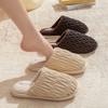 Pantuflas de Algodón Cixi para Mujer, Uso Doméstico de Primavera, Otoño e Invierno, Interior Antideslizante para el Hogar Cálidas Felpa Felpa Pareja Invierno Hombres