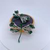 Nuevo Cobre Puro Chapado con Circonio Rojo Paloma Esmeralda Azul Real ML Joyería Broche de Libélula Joyería Mujeres