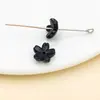 25 Tipos de Vidrio Transparente Degradado Flor de Cerezo Flor de Cinco Pétalos Perforada Cuentas Pulsera de Cuentas Hecha a Mano DIY Colgante de Borla Materiales