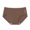 Ropa interior de verano de algodón puro de cintura media para mujer, sin marcas, tallas grandes, con capas, antibacteriana, transpirable, con entrepierna.