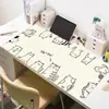 Venta Directa de Fábrica Alfombrilla para Ratón, Diseño Lindo de Gato, Alfombrilla Grande para Escritorio de Oficina, Antideslizante y Resistente a Manchas, Alfombrilla para Ratón de Juego Hecha a Medida