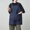Delantales de Trabajo de Moda para Cocina Casera, Catering, Peluquería de Mascotas, Cafeterías y Tiendas de Té con Leche, Ropa de Trabajo Unisex para Salón de Uñas, Logo Personalizado
