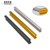 Manija Recta Larga de Aleación de Aluminio Negra Mate Dorada Mate de Mango Sólido Minimalista Moderno para Armario, Gabinete, Cajón