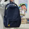 Mochila fresca y sencilla estilo bosque para mujer, versátil y de gran capacidad, mochila ligera para estudiantes de secundaria y preparatoria