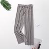 Pantalones plisados de pierna ancha Jingxiu Pantalones de mujer Cintura alta Drapeados Primavera y verano Nuevos Pantalones casuales holgados Pantalones de gasa Pantalones capri de seda helada