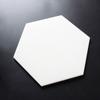 Azulejos Hexagonales Blanco Puro Superficie Mate 200X230 Baño de Guardería Azulejos de Piso Antideslizantes Azulejos de Pared Hexagonales Blancos
