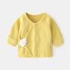 Ropa interior para bebé recién nacido sin huesos de algodón puro para primavera y otoño, alas de media espalda para recién nacido, ropa de luna llena para monje, top para bebé