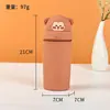 Estuche expandible de silicona, diseño lindo de caricatura, bolsa para papelería, caja de lápices de gran capacidad para estudiantes, estuche elegante y alto