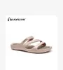 Luofu luofu Sandalias y Pantuflas Nuevas para Mujer Verano Exterior Simple Moderno Antideslizante Pantuflas para Casa